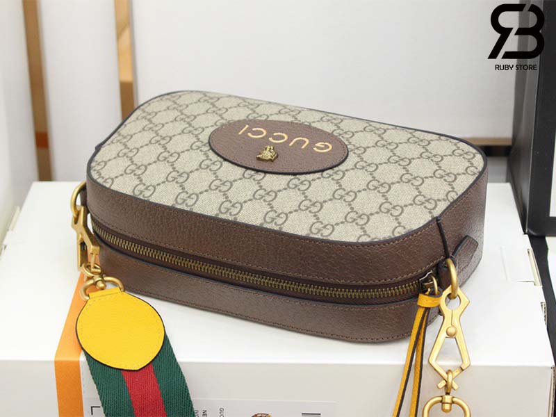 Túi Gucci Neo Vintage GG Supreme Messenger Bag Nâu Best Quality 