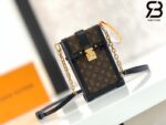 Túi LV Pochette Trunk Verticale Monogram Nâu Đen Best Quality