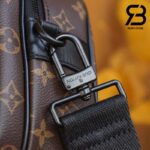 Túi LV S-Lock Messenger Màu Nâu Monogram Macassar 22CM Best Quality