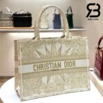 Túi Medium Dior Book Tote Gold Rêve D'Infini Embroidery 36CM Best Quality