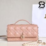 Túi Mini Miss Dior Bag Mùa Hồng Rose Des Vents Lamskin 21CM Best Quality