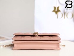 Túi Mini Miss Dior Bag Mùa Hồng Rose Des Vents Lamskin 21CM Best Quality