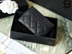 Ví Chanel Classic Card Holder Màu Đen Caviar Best Quality