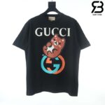 Áo thun Gucci Gấu GG Màu Đen Siêu Cấp
