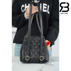 Ba Lô Chanel 23SS Mini Duma Backpack Màu Đen Da Caviar GHW Best Quality