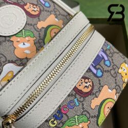Ba Lô Gucci Animal Print Multi-Function Bag Pikara Mini Backpack GG Supreme Best Quality