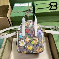 Ba Lô Gucci Animal Print Multi-Function Bag Pikara Mini Backpack GG Supreme Best Quality