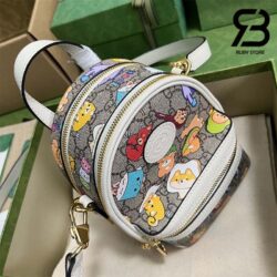Ba Lô Gucci Animal Print Multi-Function Bag Pikara Mini Backpack GG Supreme Best Quality