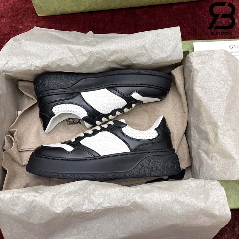 Giày Gucci GG Supreme Sneaker Black White Best Quality