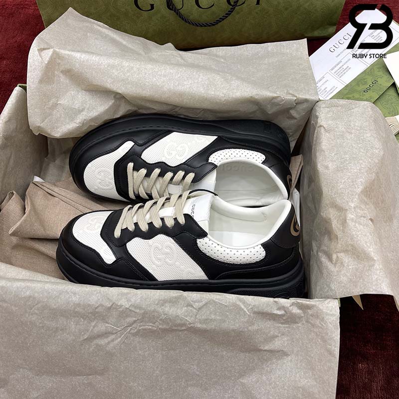 Giày Gucci GG Supreme Sneaker Black White Best Quality