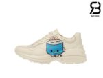 Giày Gucci Rhyton Sneaker With Animal Print Hình Mèo Best Quality