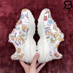 Giày Gucci Rhyton Sneaker With Animal Print Pikarar Best Quality