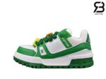 Giày Louis Vuitton Trainer Maxi Green Siêu Cấp