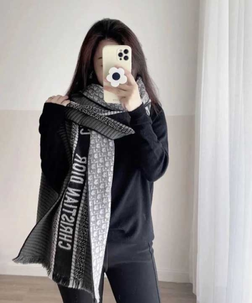 Khăn hai mặt DIOR OBLIQUE UNIVERSITY