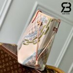 Túi LV 23S Nautical Neverfull MM Tote Bag Damier Azur Best Quality