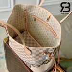 Túi LV 23S Nautical Neverfull MM Tote Bag Damier Azur Best Quality