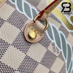 Túi LV 23S Nautical Neverfull MM Tote Bag Damier Azur Best Quality