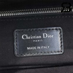 Túi Medium Lady Dior Bag Màu Đen Cannage Da Cừu SHW 24CM Best Quality