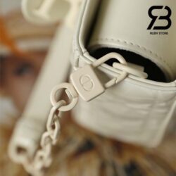 Túi Medium Lady Dior D-Joy Bag Latte Kim Cương Da Bê 26CM Best Quality