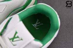 Giày Louis Vuitton LV Trainer White Green Signature Siêu Cấp