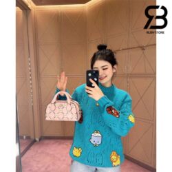 Túi Gucci Ophidia GG Animal Print Mini Bag Pikara Hồng Nhạt Best Quality