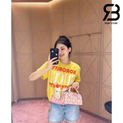 Túi Gucci Ophidia GG Animal Print Mini Bag Pikara Hồng Nhạt Best Quality