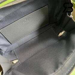 Túi Gucci Ophidia Small Shoulder Bag Xám Đen GG Supreme Best Quality