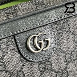 Túi Gucci Ophidia Small Shoulder Bag Xám Đen GG Supreme Best Quality