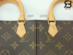 Túi LV Petit Sac Plat Monogram Nâu Canvas 17CM Best Quality