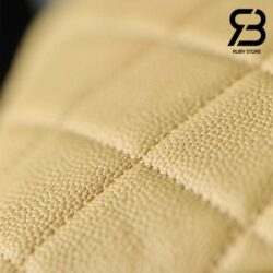 Ba Lô Chanel 22 Melody Yellow Vàng Da Caviar GHW 20CM Best Quality