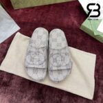 Dép Gucci Slide Sandal With Interlocking G Beige GG Best Quality
