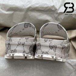 Dép Gucci Slide Sandal With Interlocking G Beige GG Best Quality