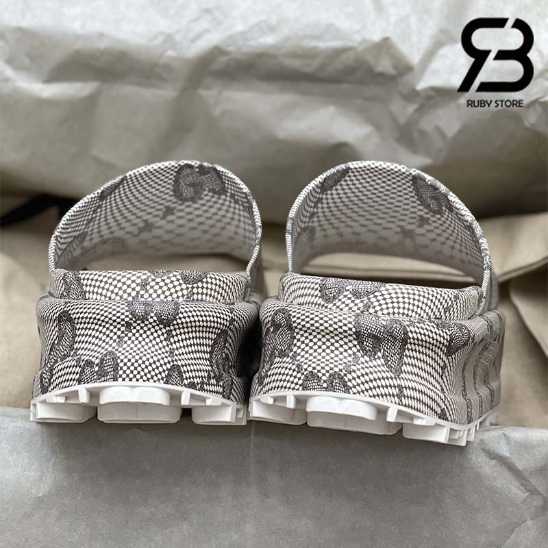 Dép Gucci Slide Sandal With Interlocking G Beige GG Best Quality 