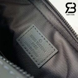 Túi LV Trio Messenger Monogram Đen Embossed Calfskin 25CM Best Quality