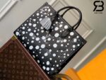 Túi LV X YK Onthego MM Monogram Empreinte Đen Trắng Dots Best Quality