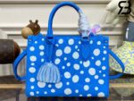 Túi LV X YK Onthego PM Monogram Empreinte Xanh Trắng Dots Best Quality