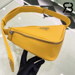 Túi Prada Saffiano Leather Belt Bag Vàng Sunny Best Quality