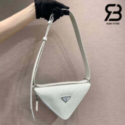 Túi Prada Saffiano Leather Belt Bag Trắng Best Quality