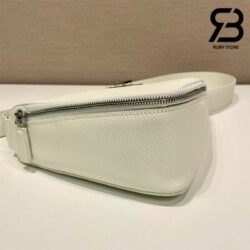 Túi Prada Saffiano Leather Belt Bag Trắng Best Quality