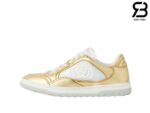 Giày Gucci MAC80 Off-White Metallic Gold Siêu Cấp
