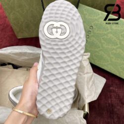 Giày Gucci MAC80 Off-White Metallic Silver Siêu Cấp