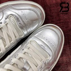 Giày Gucci MAC80 Off-White Metallic Silver Siêu Cấp