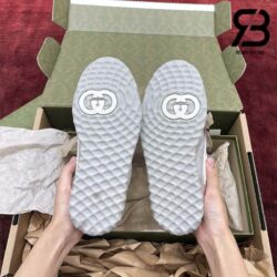 Giày Gucci MAC80 Off-White Metallic Silver Siêu Cấp