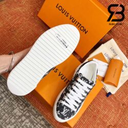 Giày Louis Vuitton Time Out Denim White Siêu Cấp