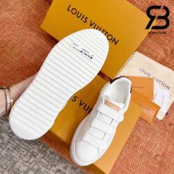 Giày Louis Vuitton Time Out White Adjustable Velcro Straps Siêu Cấp