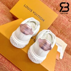 Giày Louis Vuitton Time Out White Gót Hồng Siêu Cấp