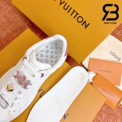 Giày Louis Vuitton Time Out White Gót Hồng Siêu Cấp