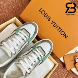 Giày Louis Vuitton Time Out White Vert D'Eau Green Siêu Cấp