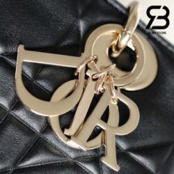 Túi Lady Dior 95.22 Small Bag Đen Macrocannga Calfskin Best Quality