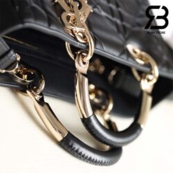 Túi Lady Dior 95.22 Small Bag Đen Macrocannga Calfskin Best Quality
